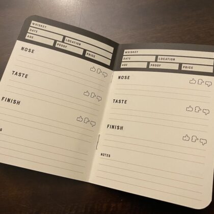 Little Black Whiskey Book – Tasting Notebook